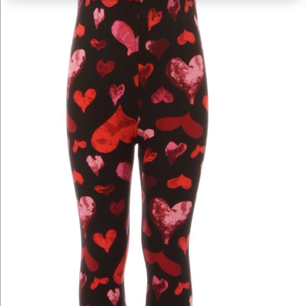 Heart leggings kids